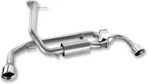 BORLA 11786 Axle-Back Performance Exhaust System for 2010-2013 Mazda 3/ Mazdaspeed 3 2.5L/ 2.3L 4 Cyl. Turbo Manual Transmission Front Wheel Drive 5 Door Hatchback.