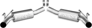 BORLA 11794 Axle-Back System for 2010-2013 Chevrolet Camaro SS 6.2L V8 Automatic/Manual Trans. Coupe/Convertible With Ground Effects Package (GFX). Tips NOT Included, Reuse Factory Tips/Valance