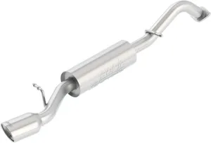 BORLA 11815 Axle-Back Performance Exhaust System for 2009-2013 Toyota Corolla S & XRS 1.8L/ 2.4L 4 Cyl. T-304 Stainless Steel S-Type Single Right Rear Exit Single 4.25"x3.5" Oval Polished T-304 SS Tip