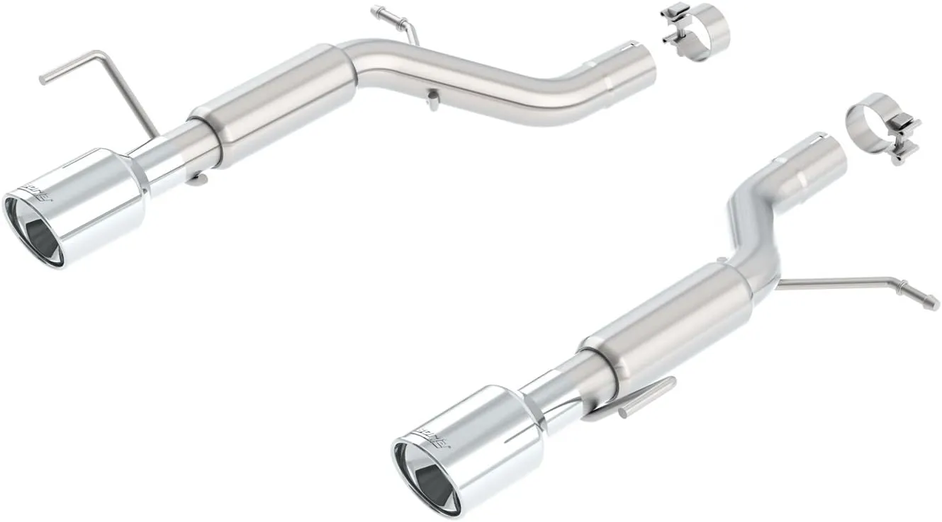BORLA 11844 Axle-Back System for 2013-2015 Cadillac ATS 2.0L 4 Cyl. Automatic/Manual Transmission Rear Wheel Drive 4 Door. 2014-2015 ONLY Fits Vehicles Equipped With Muffler With Two Inlet Pipes.