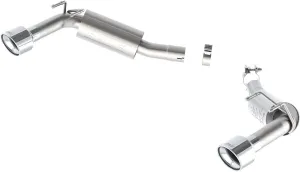 BORLA 11849 Axle-Back Performance Exhaust System for 2014-2015 Chevrolet Camaro SS 6.2L V8 Automatic/Manual Transmission WITHOUT Ground Effects Package (GFX).