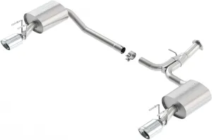 BORLA 11853 Axle-Back Performance Exhaust System for 2013-2017 Honda Accord Coupe 3.5L V6/ Sport Model 2.4L 4 Cyl. Automatic/Manual Transmission Front Wheel Drive 2 Door With Factory Dual Exhaust.