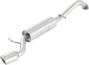 BORLA 11897 Axle-Back Perf. Exhaust Sys. for 2014-2019 Toyota Corolla S & SE & XSE & Special Edition 1.8L 4 Cyl. T-304 Stainless S-Type Right Rear Exit Single 4.25" x 3.5" Oval Polished T-304 SS Tip