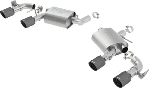 BORLA 11924CFBA Axle-Back Performance Exhaust System for 2016-2023 Chevrolet Camaro SS 6.2L V8 Automatic/Manual Transmission With Dual Mode Exhaust (NPP) Valves.
