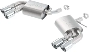 BORLA 11926 Axle-Back Sys. for '16-'23 Chevy Camaro LT 3.6L AT/MT W/Dual Mode Exhaust (NPP) Valves Or Dual Split Rear. BORLA System Does NOT Incl. NPP Valves. Use 60605 To Add NPP Valves to This Sys
