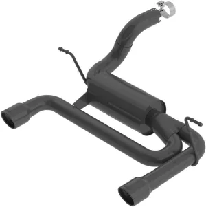 BORLA 11956CB Axle-Back System for 2018-2023 Jeep Wrangler JL/JLU 3.6L V6 Automatic/Manual Transmission 4 Wheel Drive 2, 4 Door.