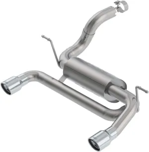 BORLA 11964 Axle-Back System for 2018-2023 Jeep Wrangler JL/JLU 2.0L 4 Cyl. Turbo Automatic/Manual Transmission 2, 4 Wheel Drive 2, 4 Door. Includes 4XE Models.