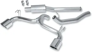 BORLA 140334 Cat-Back Performance Exhaust System for 2009-2017 Mitsubishi Lancer Ralliart 2.0L 4 Cyl. Turbo Automatic Transmission All Wheel Drive 4 Door.