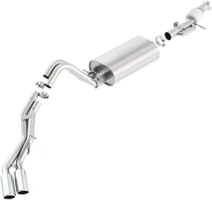 BORLA 140559 Cat-Back System for 2015-2020 Cadillac Escalade/GMC Yukon Denali 6.2L V8 AT 2, 4 Wheel Drive 4 Door. Does NOT Fit Escalade ESV Or Yukon Denali XL Vehicles. System SUPERSEDES 140568.