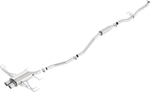 BORLA 140739 Cat-Back Performance Exhaust System for 2017-2021 Honda Civic Sport 4 Cyl. T-304 Stainess Steel S-Type Sound Dual Center Rear Exit Dual 3.5" Polished T-304 Stainless Steel Tips