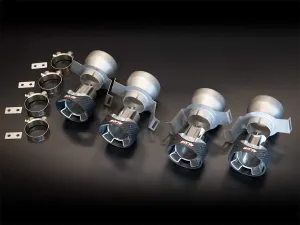 BORLA 20165 Exhaust Tip Kit 2018-2020 Kia Stinger/ 2021 Kia Stinger/Premium Models 3.3L Automatic Trans. RWD/AWD With BORLA Cat-Back System for 140736. Will NOT Fit O.E. System And 2021 GT Models.
