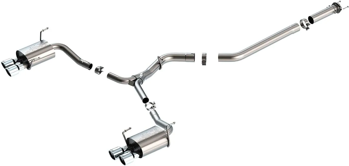 Borla - 2022 Subaru WRX 2.4L Turbo AT/MT AWD S-Type Catback Exhaust Polished Tips (140907)