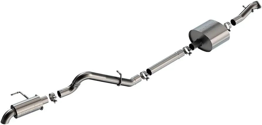 Borla - 21-22 Ford Bronco 2.7L 2DR/4DR T-304 Stainless Steel Cat-Back Touring Exhaust - Brushed (140901)