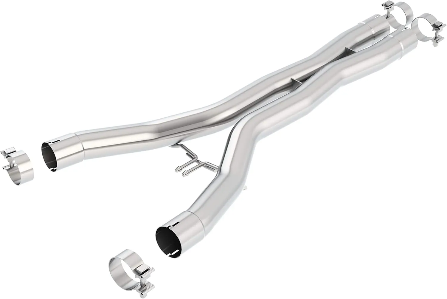 BORLA 60548 Performance Exhaust Merge X-Pipe 2014-2019 Chevrolet Corvette Stingray (C7) V8 & Corvette Grand Sport (C7) V8 & Corvette Z06 (C7) V8 2.75" Diameter Pipes T-304 Stainless Steel