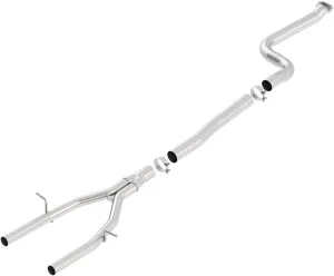 BORLA 60622 Performance Exhaust Mid-Pipes & Y- Pipe 2016-2023 Chevrolet Camaro LS/LT 2.0L 4 Cyl. Turbo Automatic/Manual Transmission.