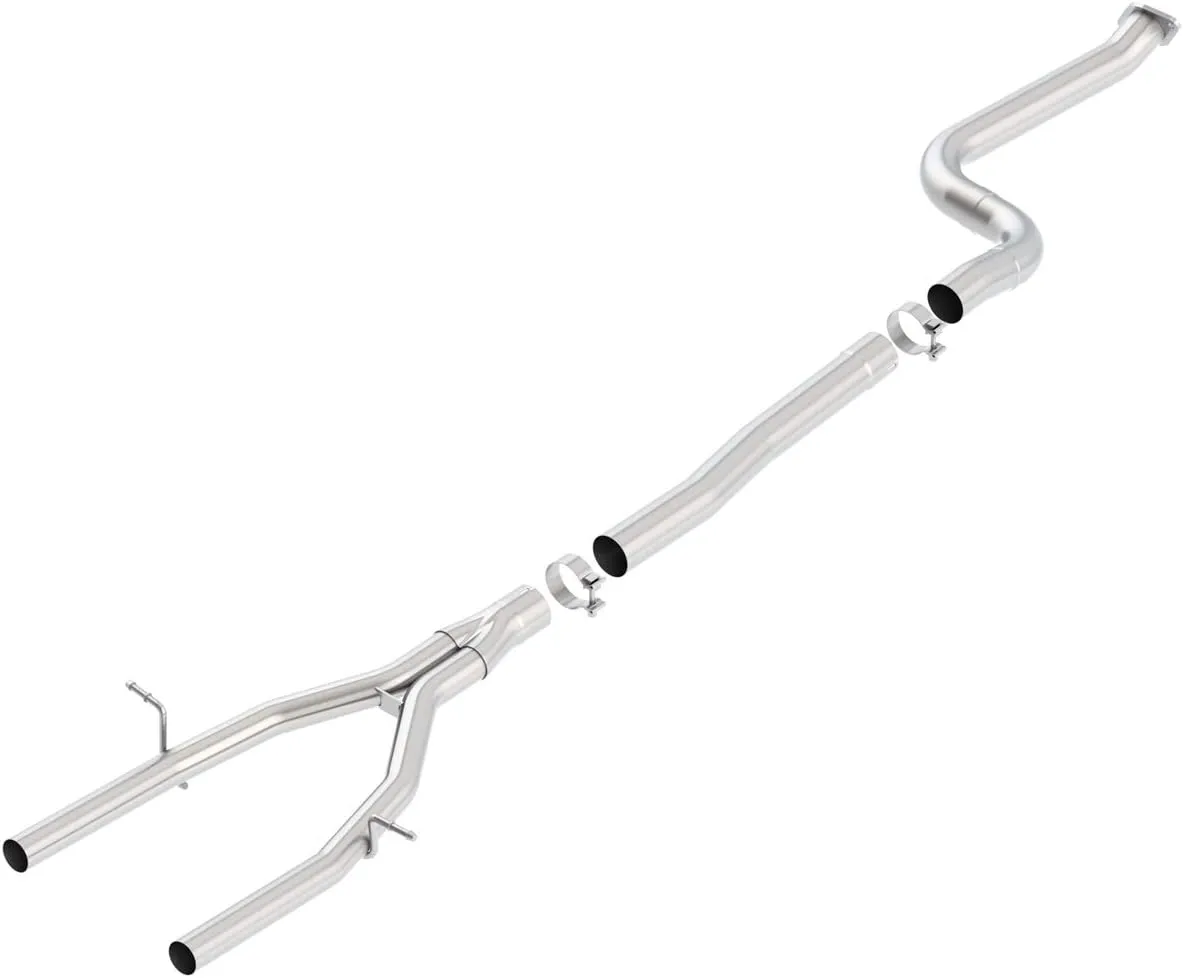 BORLA 60622 Performance Exhaust Mid-Pipes & Y- Pipe 2016-2023 Chevrolet Camaro LS/LT 2.0L 4 Cyl. Turbo Automatic/Manual Transmission.