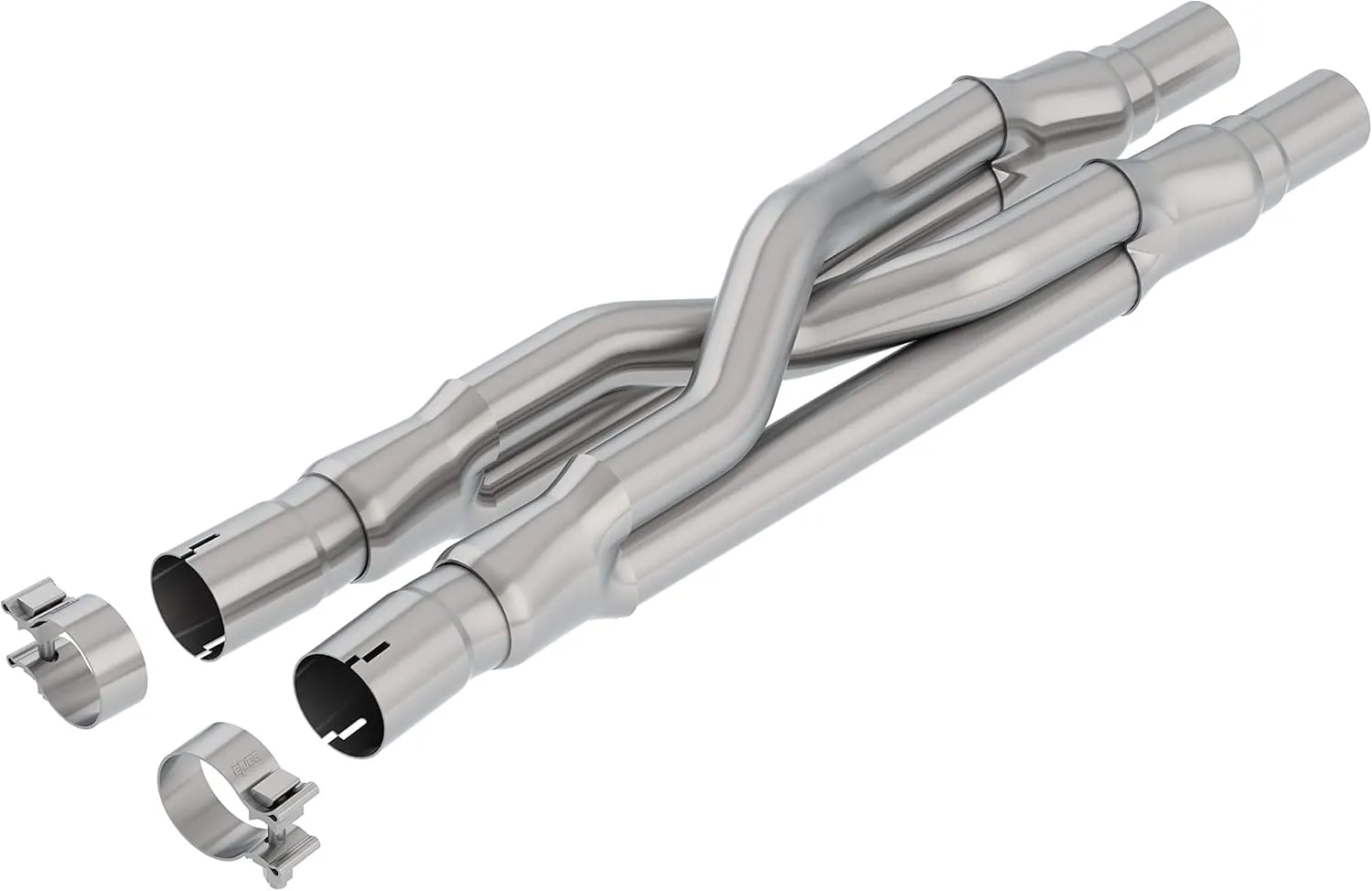 BORLA 60662 Perf. Exhaust SwitchFire X-Pipe 2015-2023 Ford Mustang GT V8 2.25" O.D. Dual In./ 2.5" I.D. Dual Out., 33.2" Overall Length Designed To Replace O.E. Resonator Only T-304 Stainless Steel.