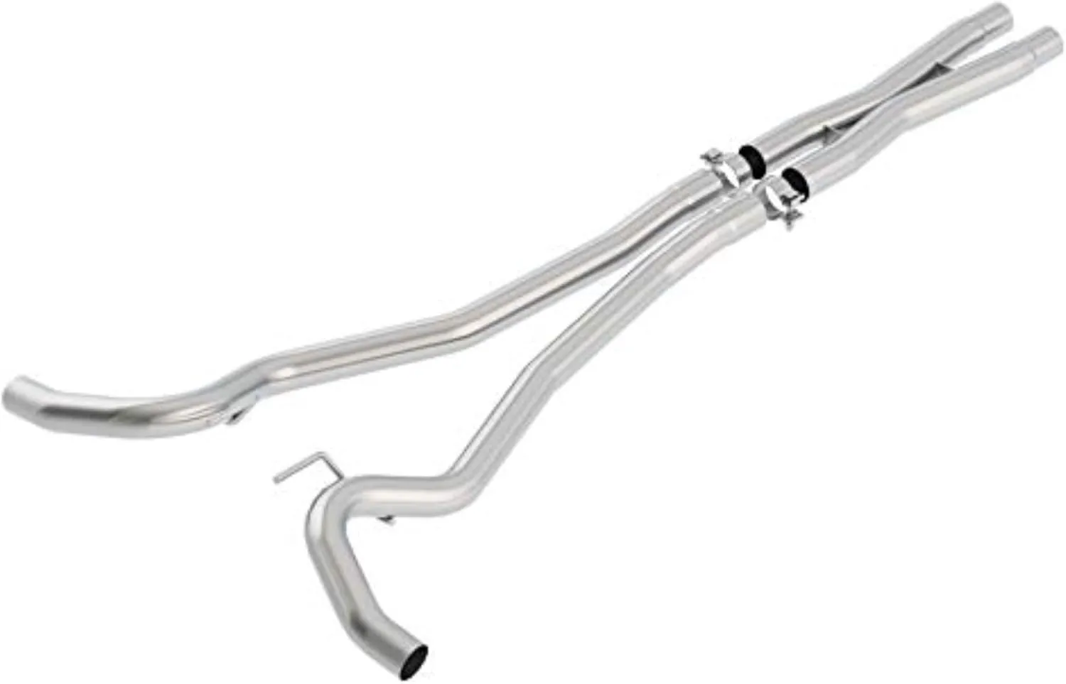 BORLA 60705 Exhaust X-Pipe & Mid-Pipes for 2015-2023Ford Mustang GT 5.0L V8 Auto./ Man. Trans. Coupe/Convertible With Or WITHOUT Active Valve Performance Exhaust. Use ONLY with BORLA Axle-Back System