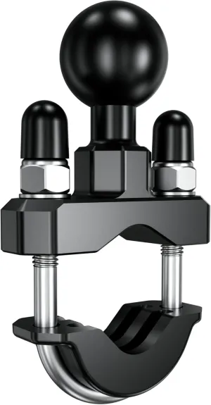 BRCOVAN 1'' Ball Handlebar U-Bolt Mount Base, Fit for Round Rails 0.5'' to 1.26'' in Diameter, Compatible with RAM Mounts B Size 1 inch Ball Double Socket Arm & Bike Motorcycle Phone Holder