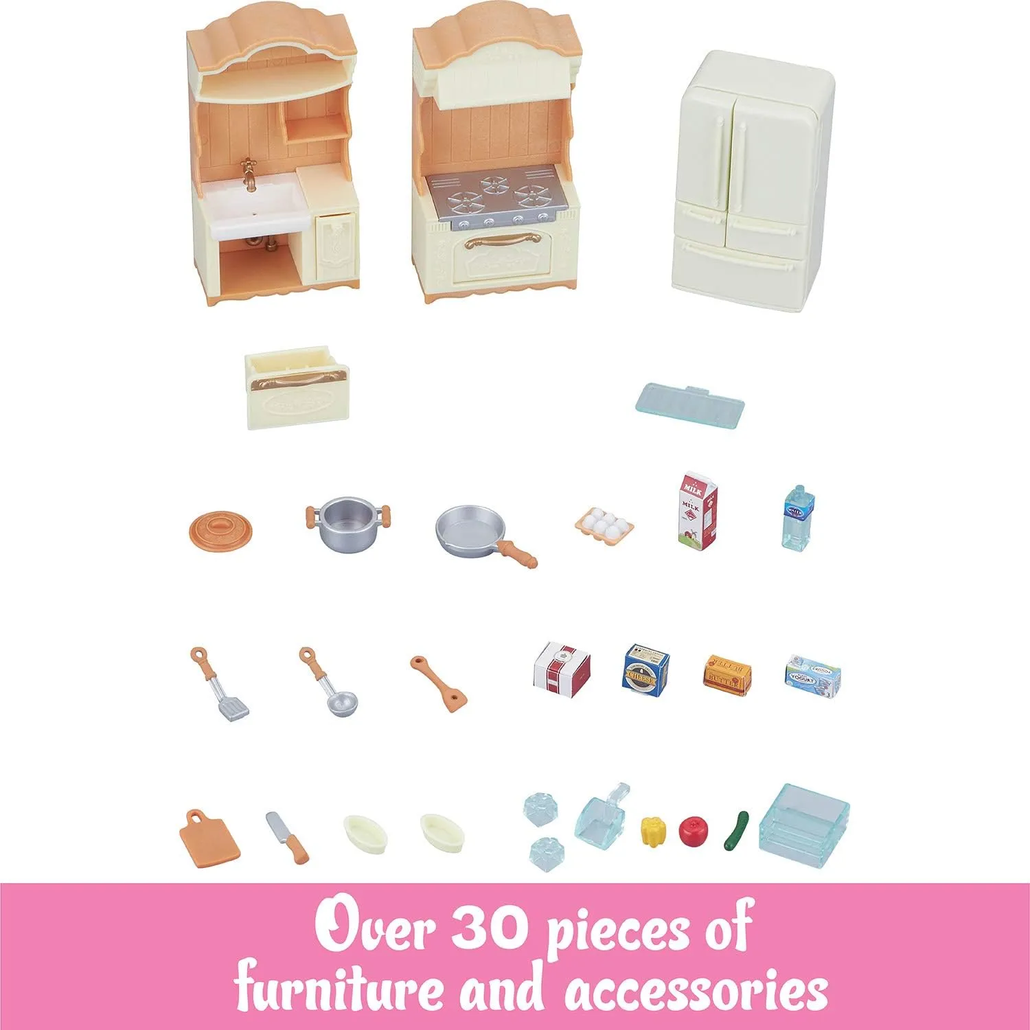 Calico Critters Kitchen Playset - Create Delicious Meals with Your Critters