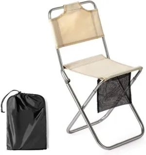 Camping Chair Camp Chair Folding Camping Chair Outdoor Fishing Chair Picnic BBQ Seat Ultralight Aluminum Alloy Camping Stool with Storage Bag s Outdoor Fishing Chair