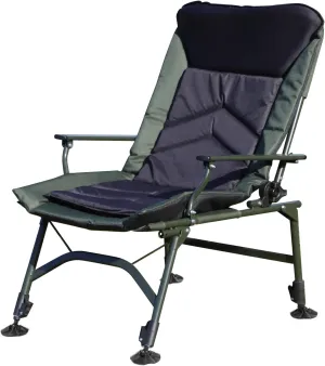 Camping Chair, High Back Heavy Duty Lawn Folding Chair, Support 330 LBS, with Adjustable Legs and Backrest, for Fishing, Beach, Leisure or Outdoor, Green   Black