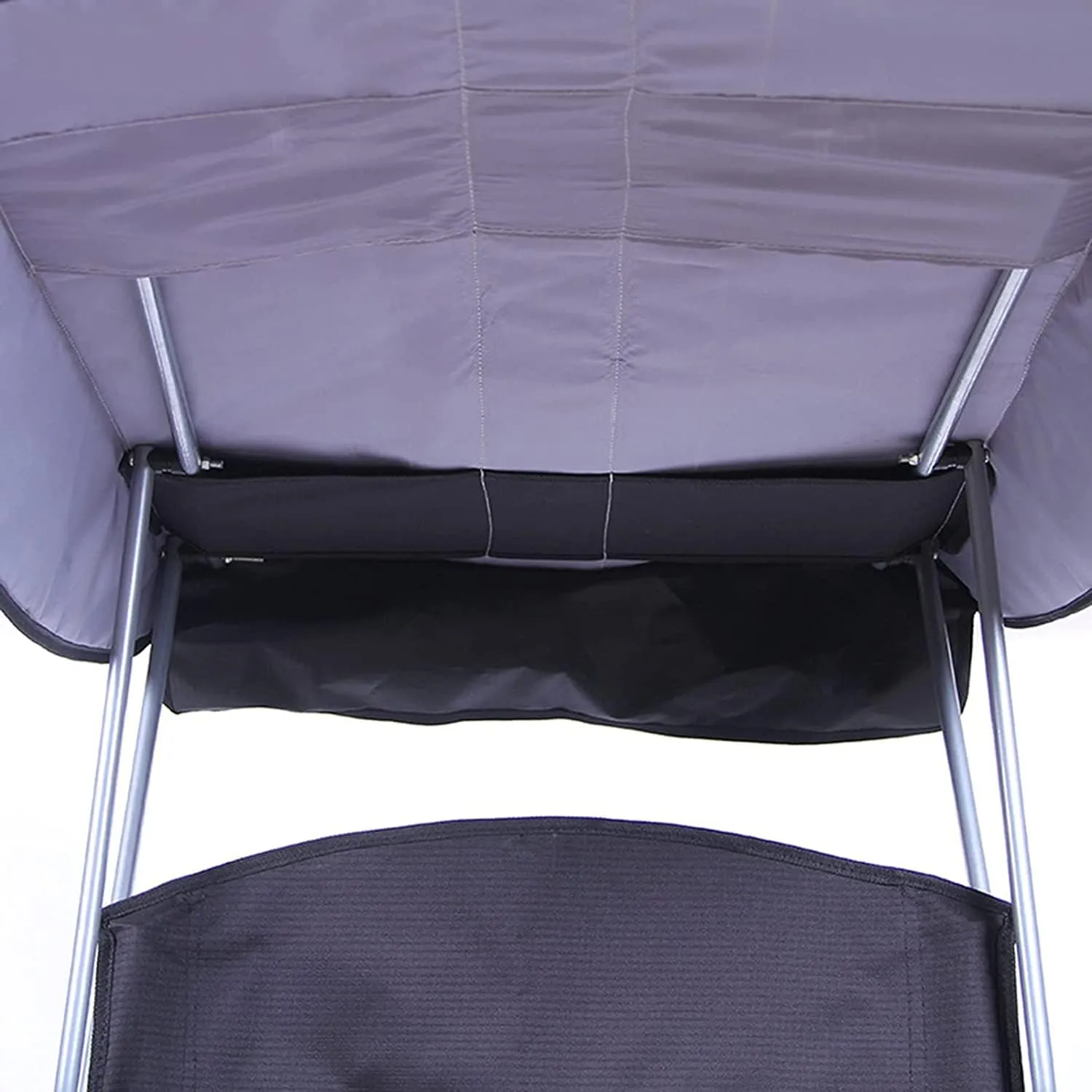 Camping Chair Portable Wild Fishing Chair Mesh Folding Mesh Canopy Shade Chair Sunshade Seat with Armrest for Sunbathing On The Beach Folding Chair (A One Size)