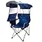 Camping Chair w/ Canopy Shade,Portable Folding Chair with UPF 50  Sun Shade