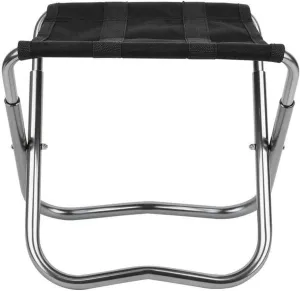 Camping Folding Chair Outdoor Lightweight Aluminum Alloy Folding Stool Small Portable Fishing Camping Seat Fishing Equipment