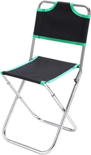 Camping Folding Chair Outdoor Multifunctional Folding Stool Backrest Fishing Chair Aluminum Alloy Folding Chair