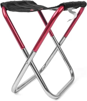 Camping Folding Chair Portable Aluminum Alloy Folding Chair Stool Seat Outdoor Fishing Camping Picnic Thickened Folding Chair Fishing (Color : 1)