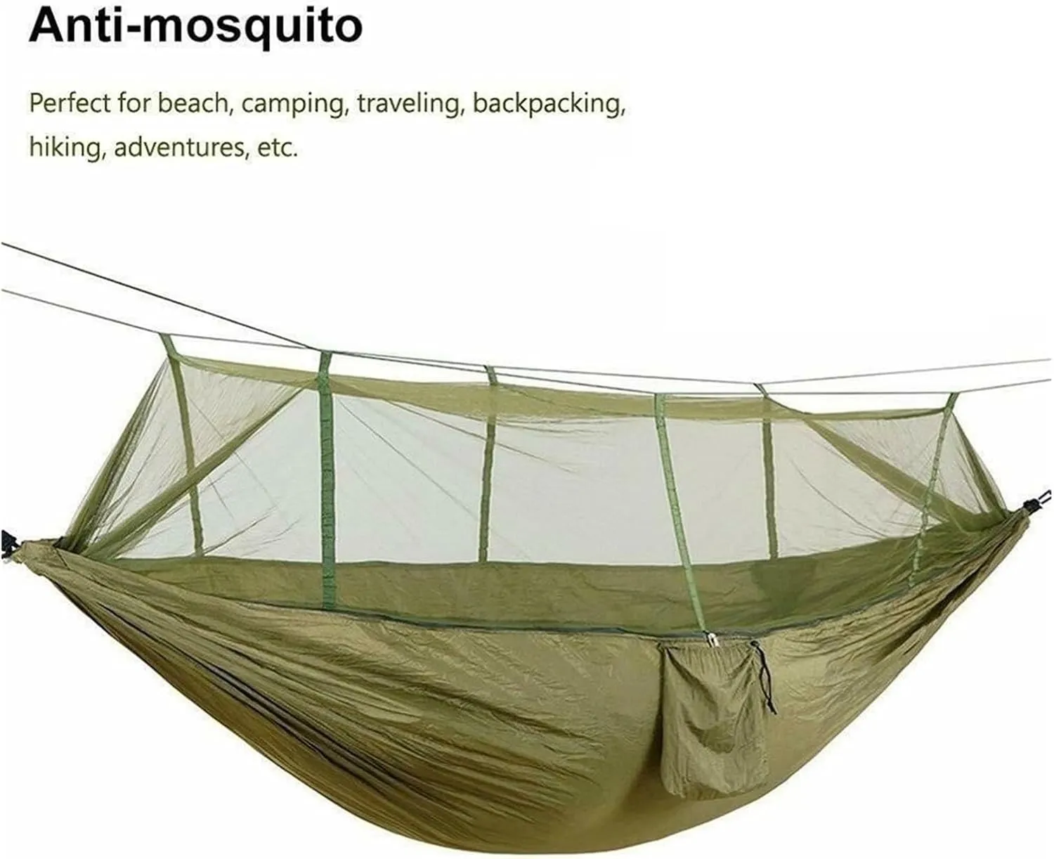 Camping Hammock Camping Hammock Chair with Mosquito Net Bug Insect Nets Portable Hanging Outdoor Furniture Hiking Sleep Mat for Travel
