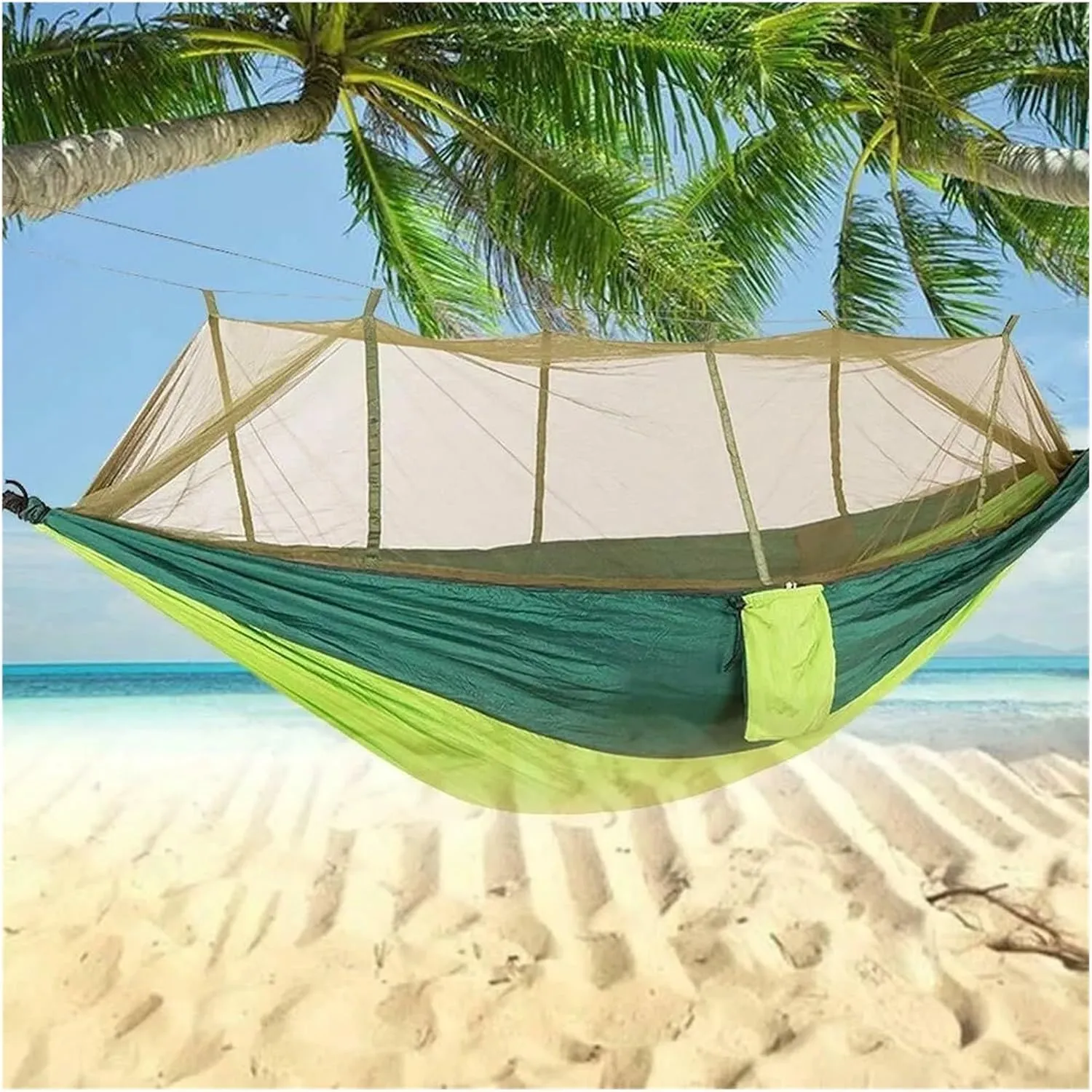 Camping Hammock Camping Hammock Chair with Mosquito Net Bug Insect Nets Portable Hanging Outdoor Furniture Hiking Sleep Mat for Travel