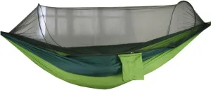 Camping Hammock,travel Hammock,Automatic Quick-open with Mosquito Net, Nylon Fabric, Suitable for Camping, Camping and Beach Scenarios.(Fruit green)