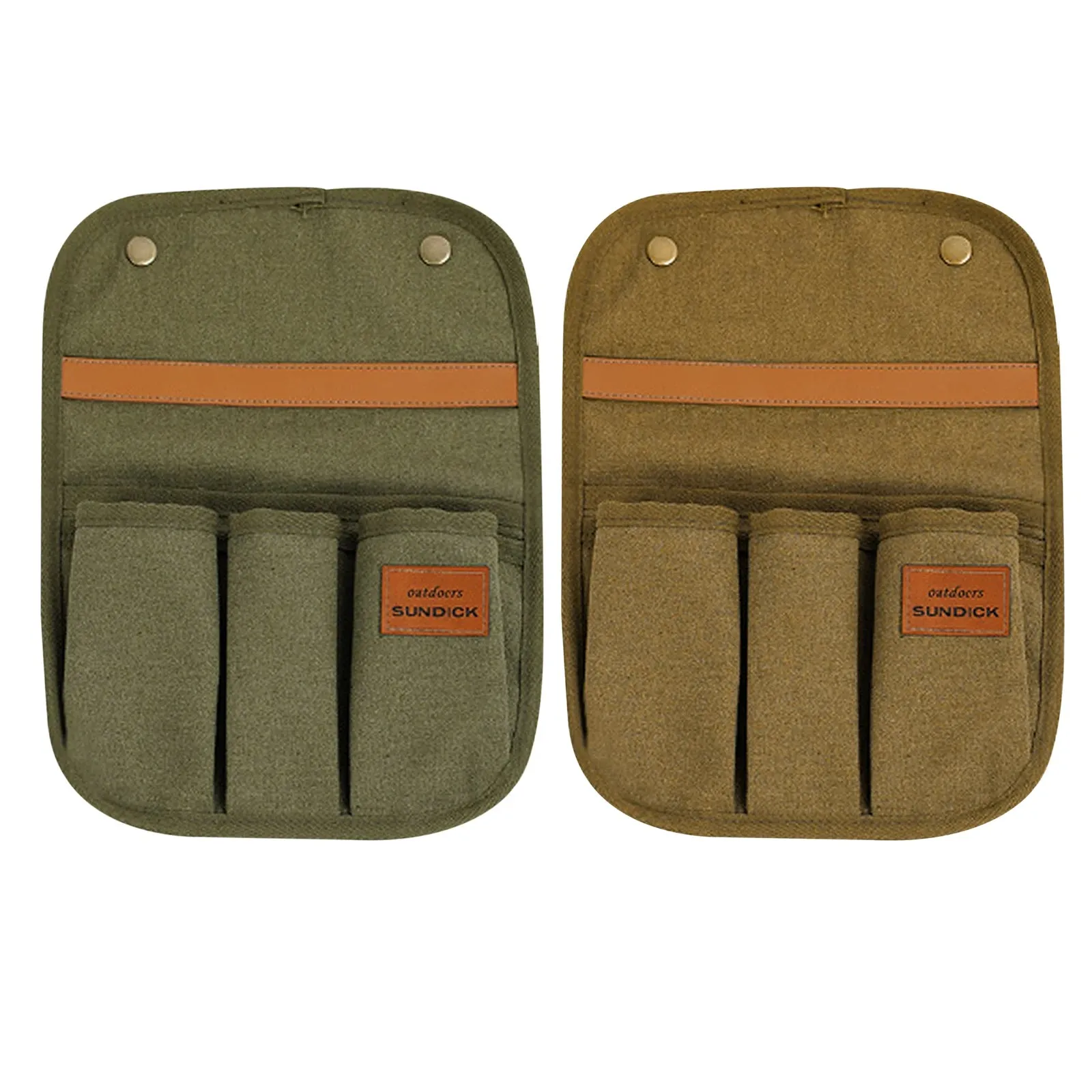 Canvas Camping Chair Armrest Storage Bag