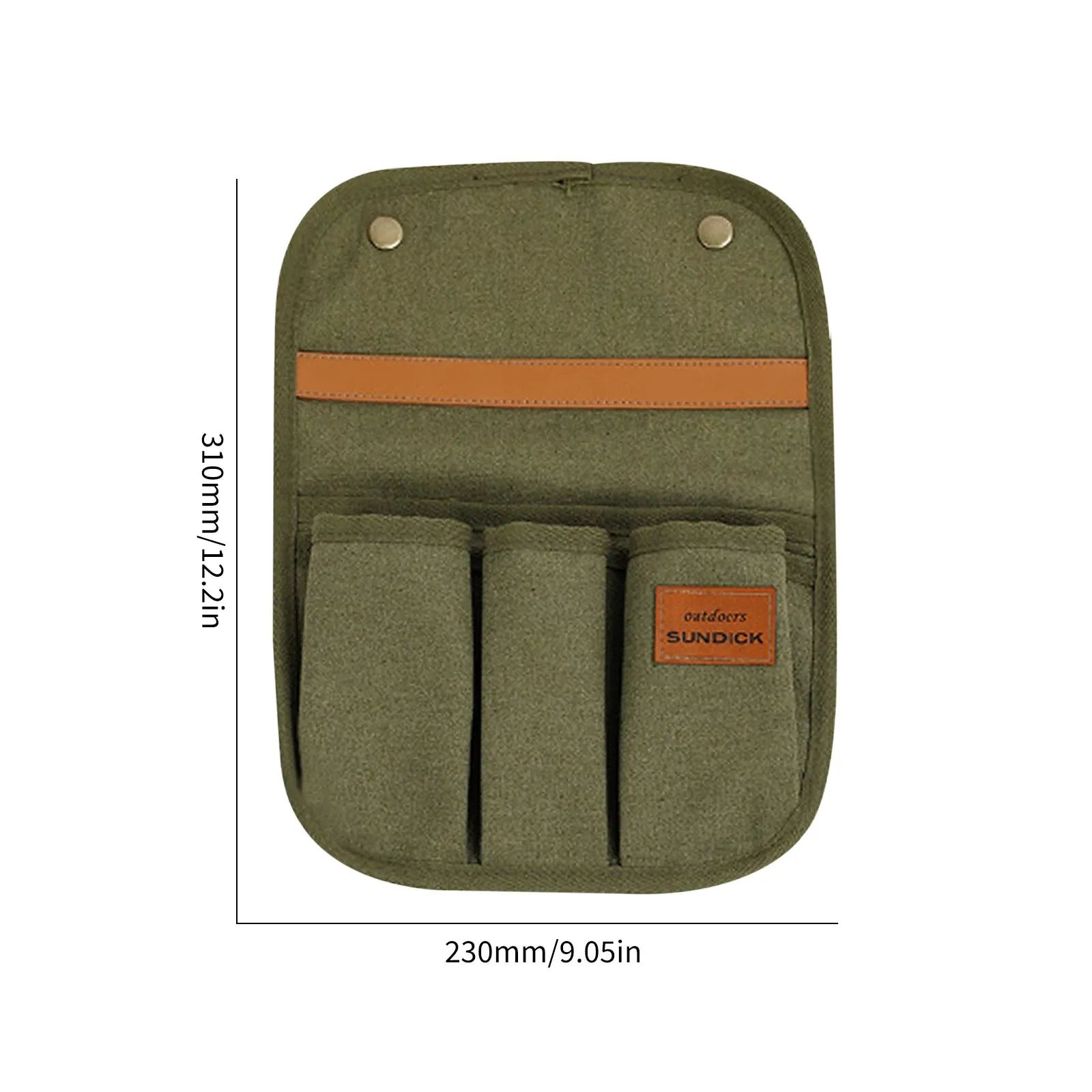 Canvas Camping Chair Armrest Storage Bag