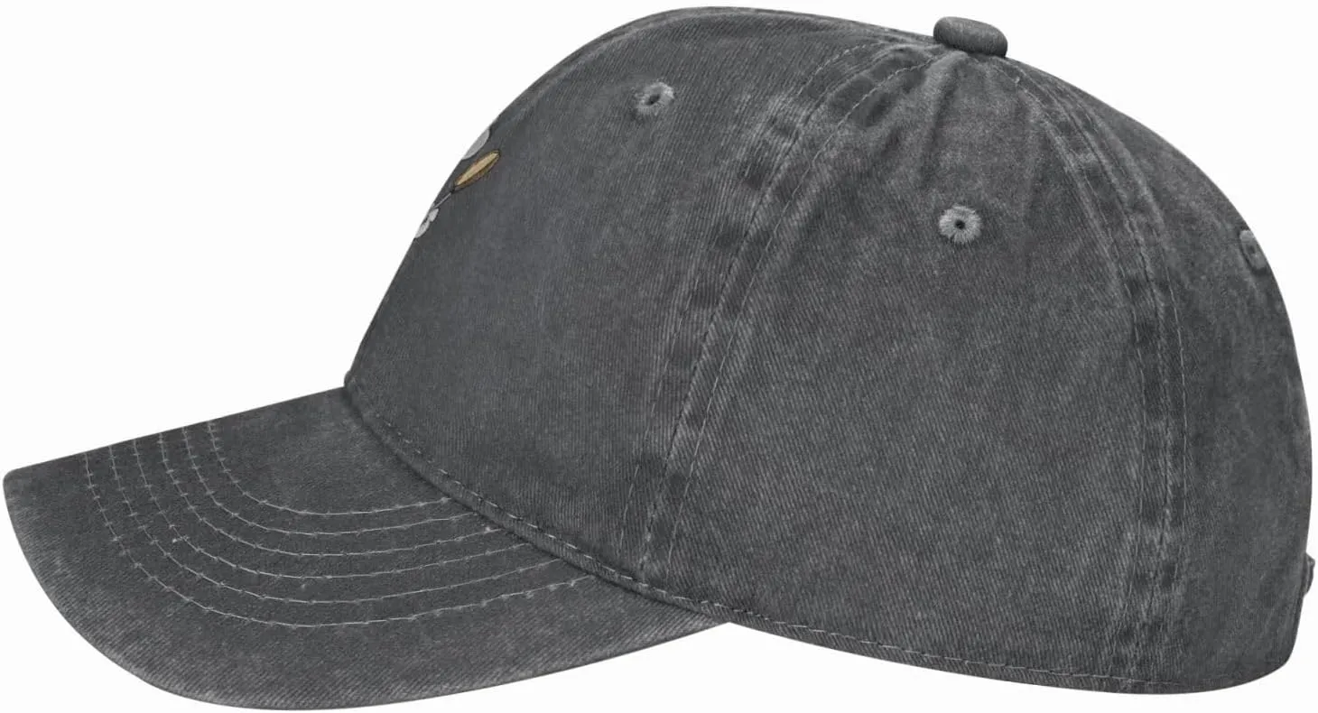 Chef with Spatula and Frying Pan Baseball Cap for Men Women Hats Adjustable Vintage Cowboy Hat Dad Hats