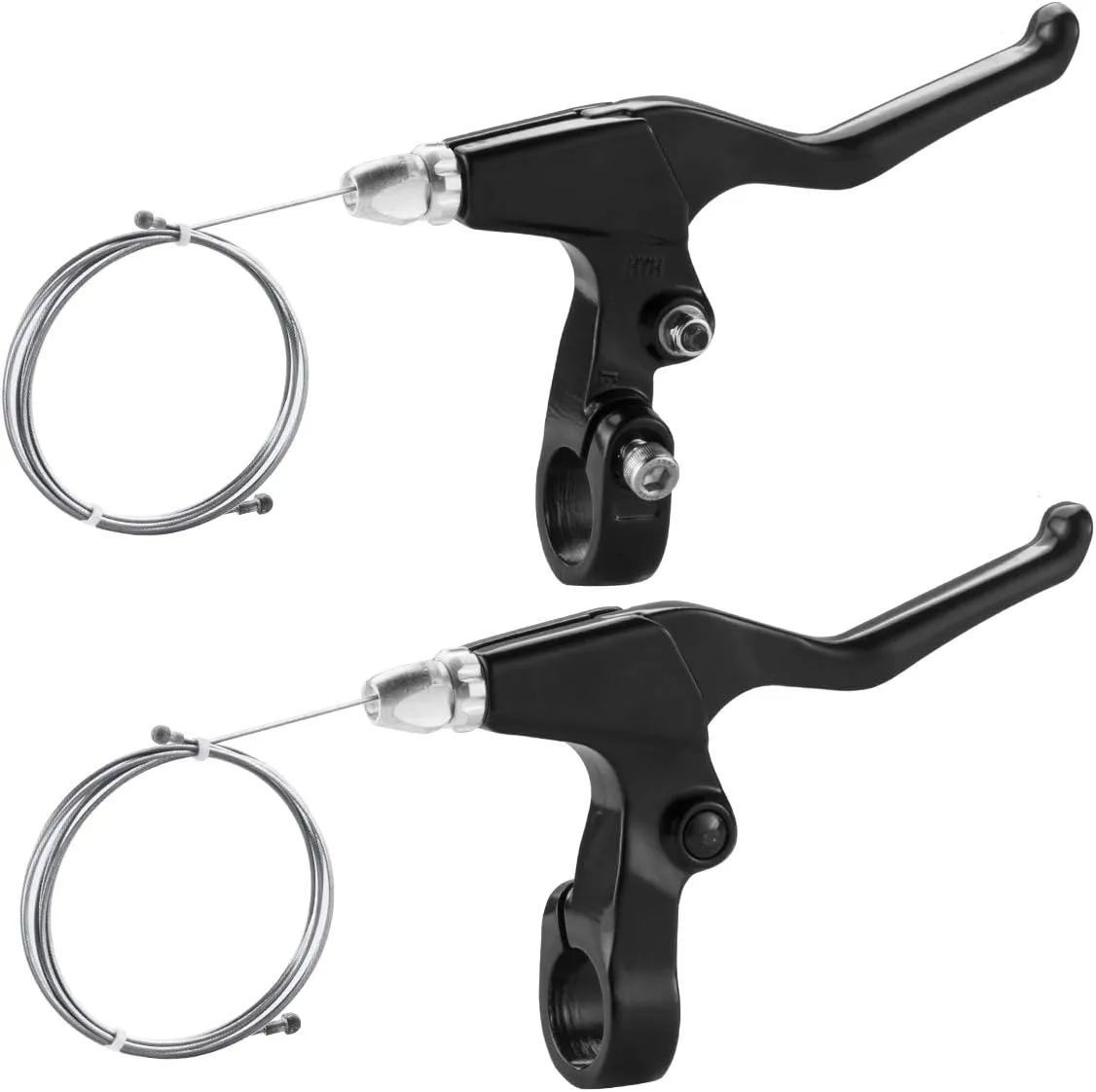 CNC V Brake Set, Bicycle Linear Pull V Brakes for Front/Rear Wheel, Long Arm 110mm, Black …