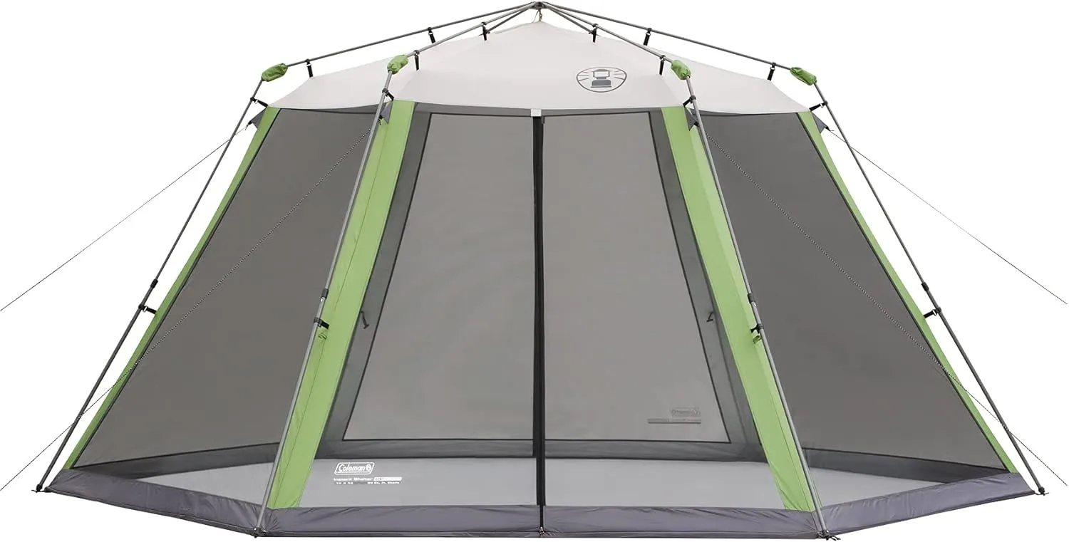 Coleman Skylodge Screened Canopy Tent with Instant Setup, 10x10/15x13ft Portable Screen Shelter Sets Up in 1 Minute, Bug-Free Lounging for Picnic, Beach, Park, & More