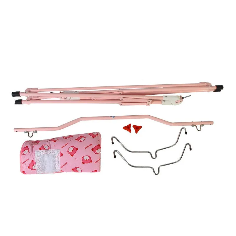 Compact Ghodiya Cradle Swing with Full Protective Net Cover (0-6 Months) | Capacity-12 Kg