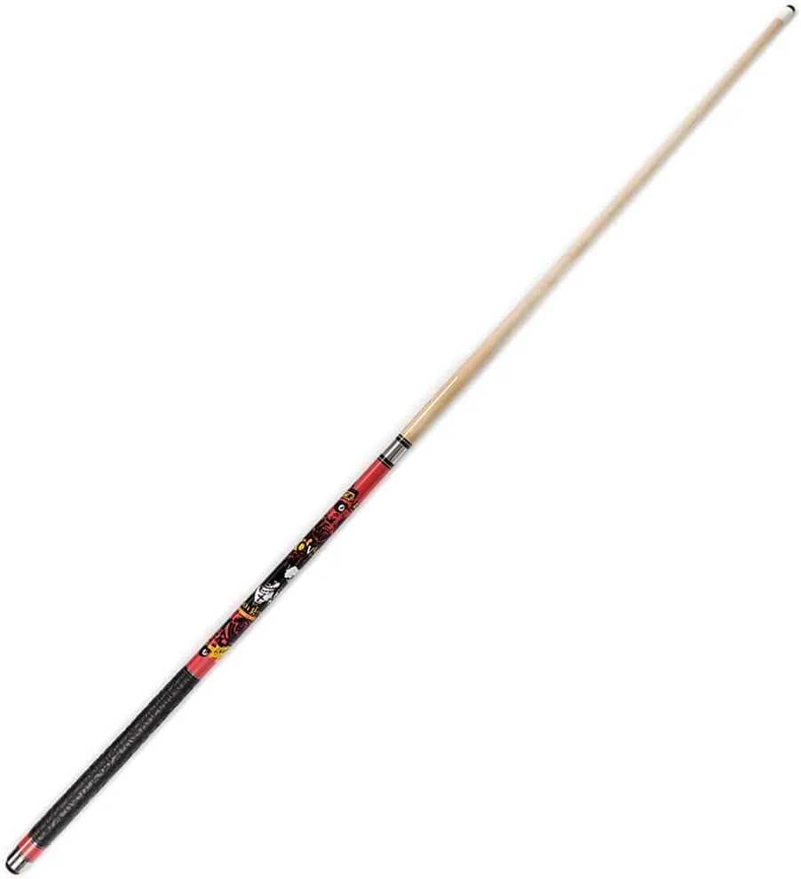 CUESOUL Gorgeous Rubber Grip 58 inch 19oz Pool Cue Stick 13mm Cue Tip-Sporty Elastic Polymer Grip Wrap