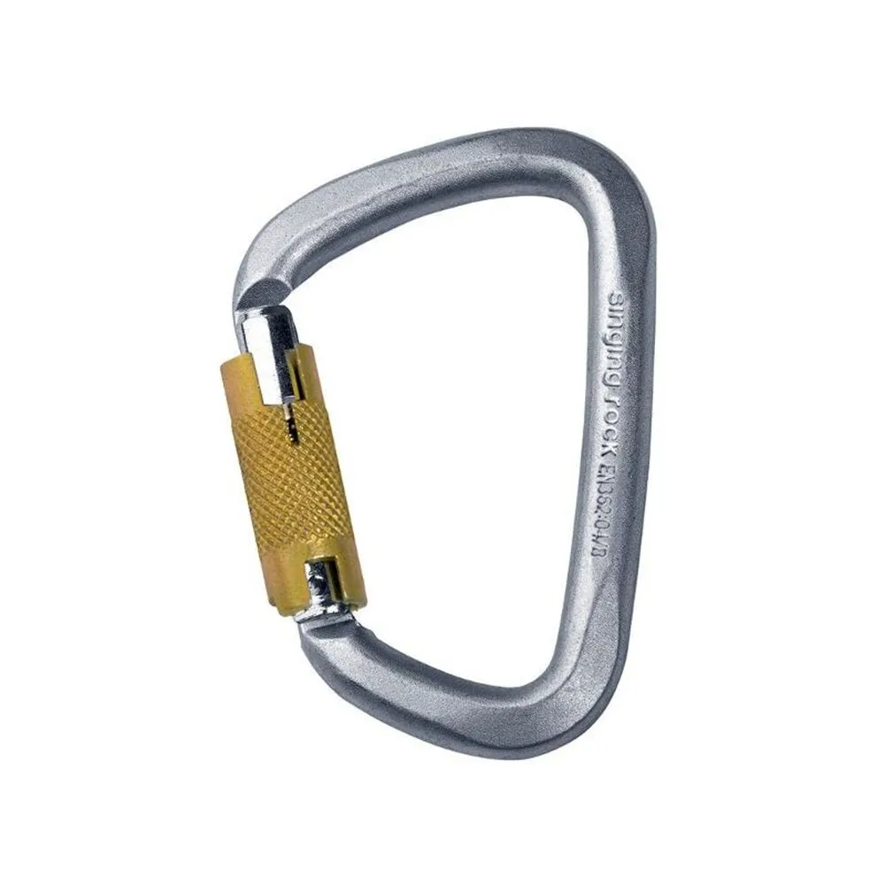 D Steel 50kN Triple-Lock Carabiner
