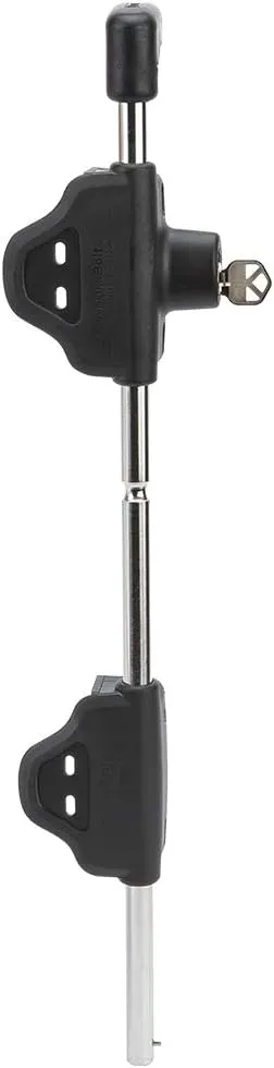 D&D Technologies LB118BX LokkBolt Premium Drop Bolt, Lockable Security Drop Bolt, for Metal Gates, 18" Length