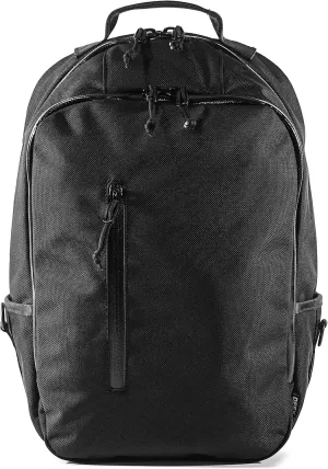 DEFY Bucktown Ballistic Nylon Backpack | 23 Liter Utility Backpack For Men | Professional Work Bag w/ 17 Inch Laptop Sleeve | Premium Tech Backpack | Water Repellent Travel & Commuter Pack (Black)