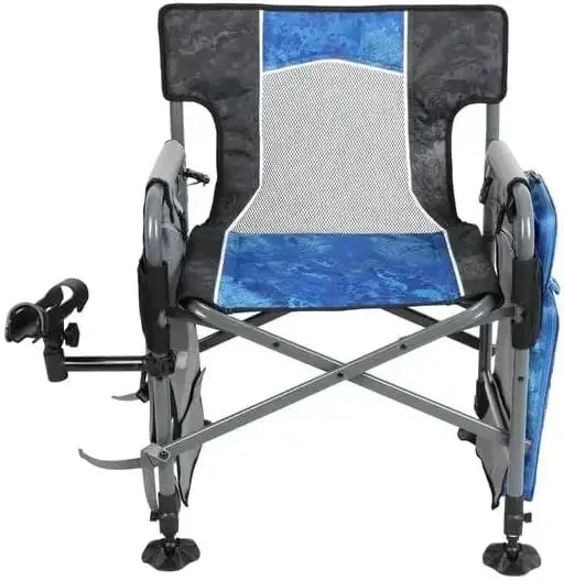 Director Fishing Chair, Blue, Adult