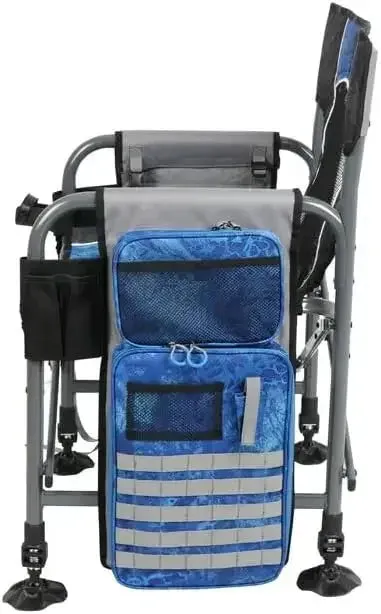Director Fishing Chair, Blue, Adult