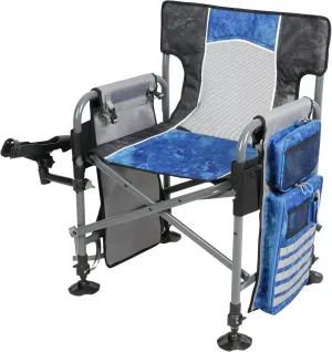 Director Fishing Chair, Blue, Adult