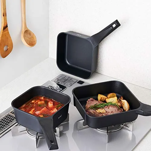 DOSHISHA Smart Frying Pan sutto 16×8cm BK