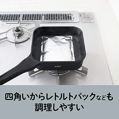 DOSHISHA Smart Frying Pan sutto 16×8cm BK