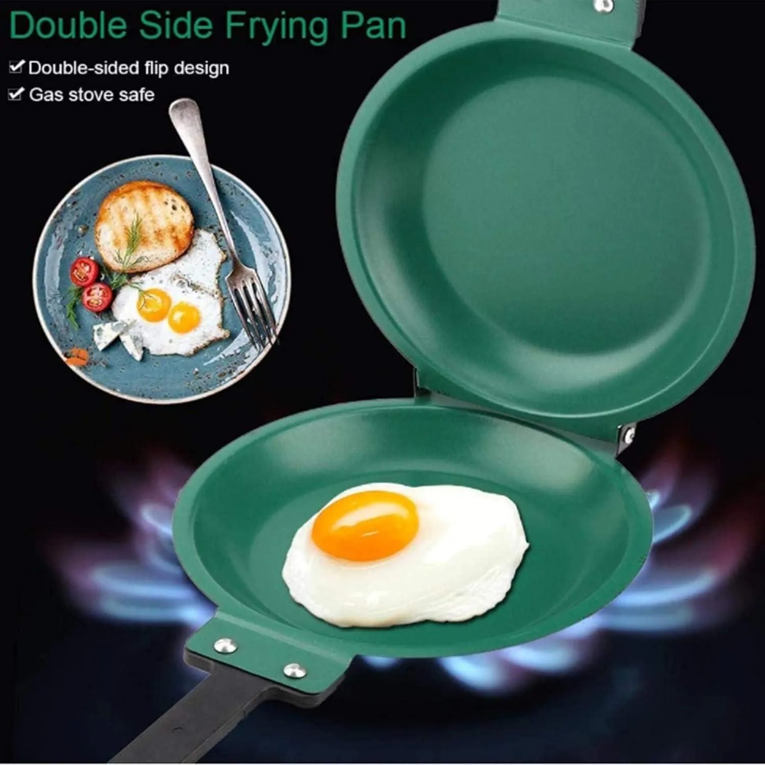 Double Frying Pan Fashion-forward Side Nonstick Rave reviews
